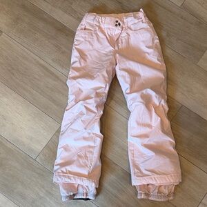 Roxy Light Pink Girls Snow Pants